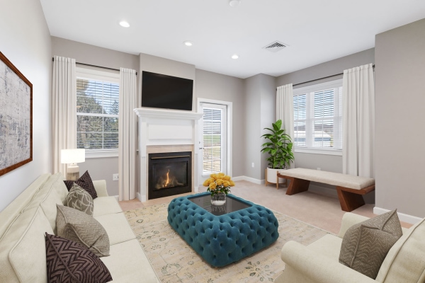 Living Room inside the Manor Duplex Cottage at St. Anne's RC