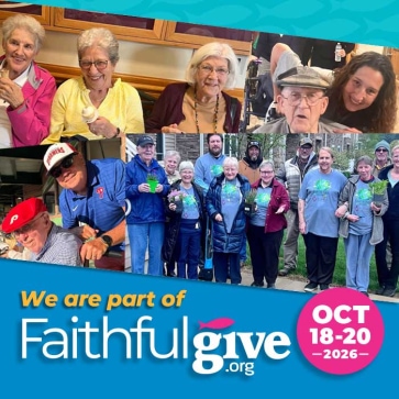 We are part of the Faithful Give October 19-21!