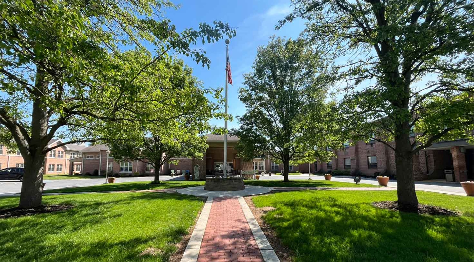 Main Entrance at St. Anne's Retirement Community